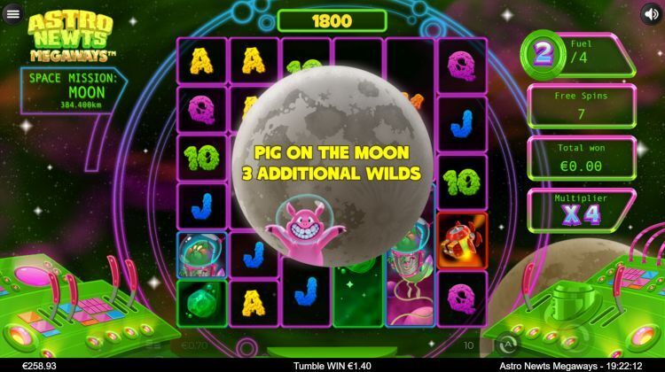 Astro Newts Megaways slot review - Bonus