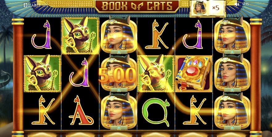 Book of Cats slot - Gameplay