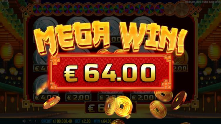 Dragon Hot Hold and Spin free spins
