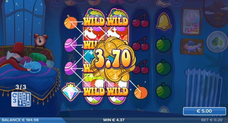 Dream Diver slot review Elk Studios wilds feature - Gameplay