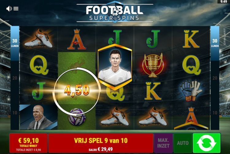 Football Super Spins gamomat review free spins trigger