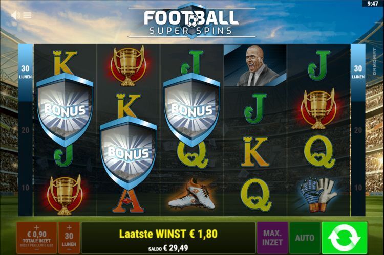 Football Super Spins - Bonus