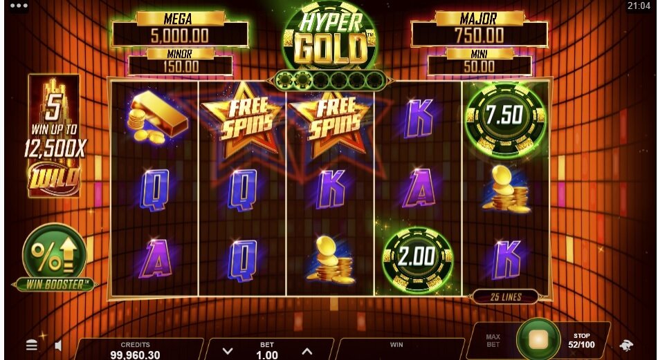 Hyper Gold gokkast review - Bonus