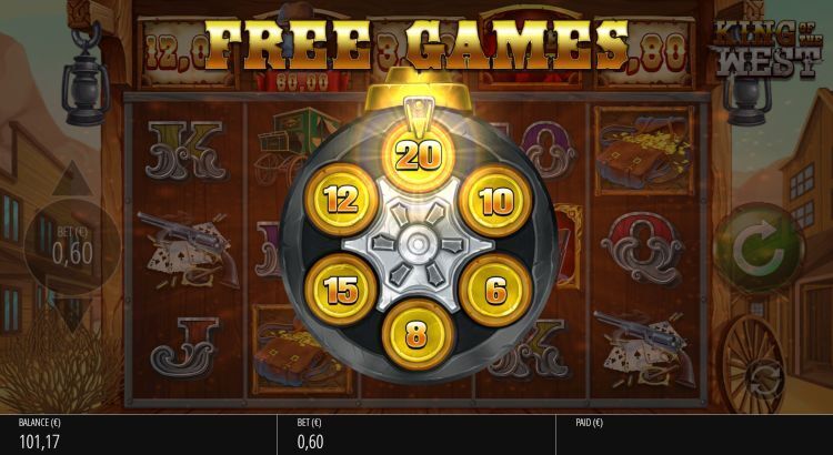 King of the West free spins bonus