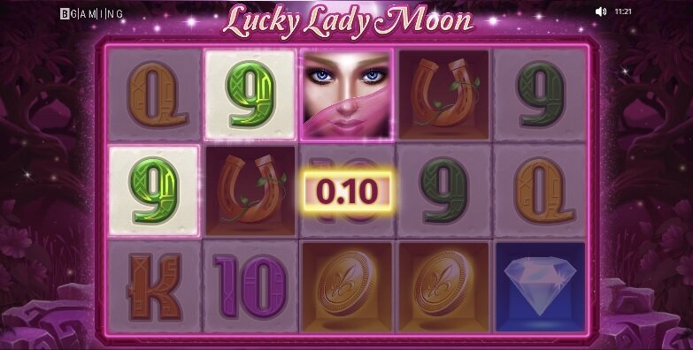 Lucky Lady Moon gokkast - Gameplay