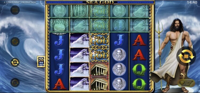 Reflex Gaming - Sea God - Gameplay