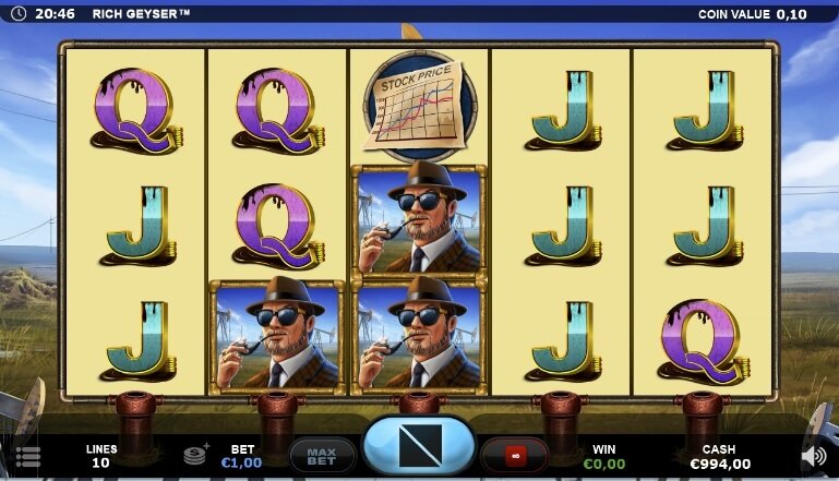 Rich Geyser slot - Gameplay