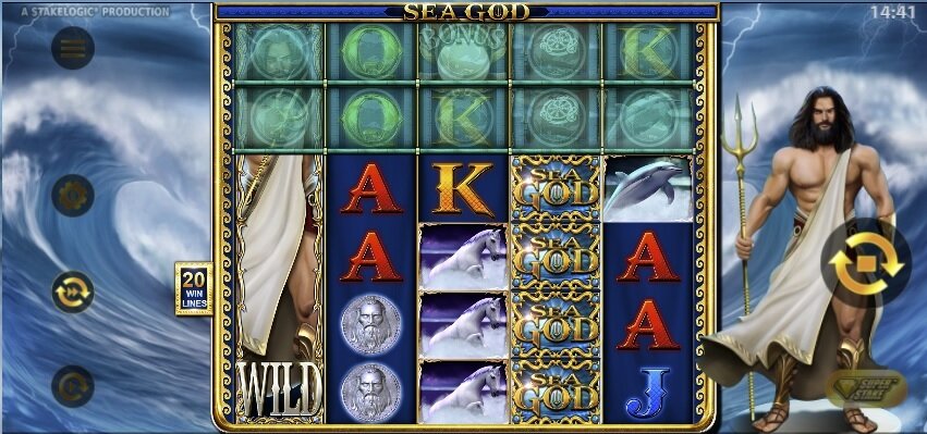 Sea God gokkast - Bonus