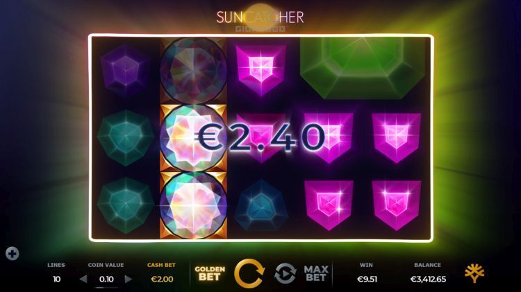 Suncatcher Gigablox slot review Yggdrasil