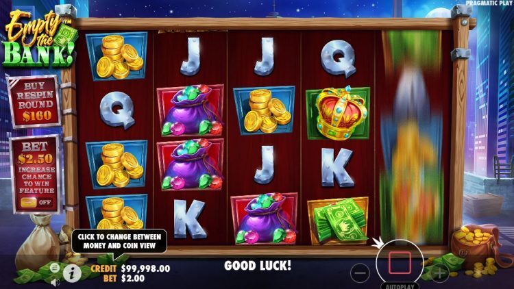 Empty the Bank slot review
