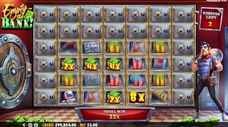 Empty the Bank gokkast Respin bonus