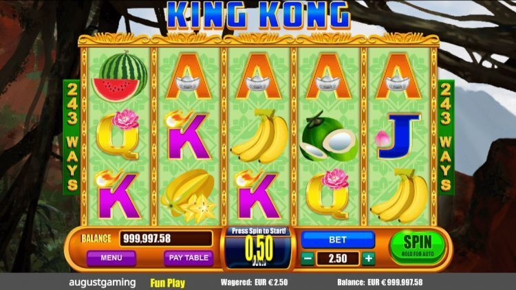 King Kong Gokkast - Gameplay