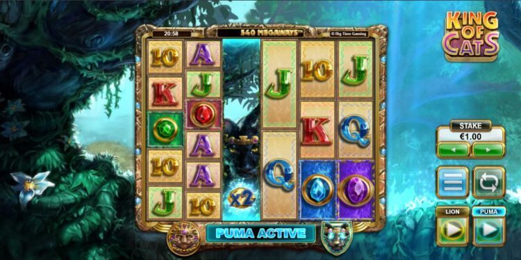 King of Cats gokkast gameplay