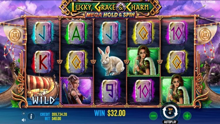 Lucky, Grace and Charm slot review - Gameplay