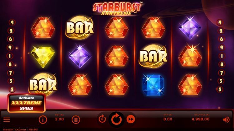Starburst XXXtreme - Bonus