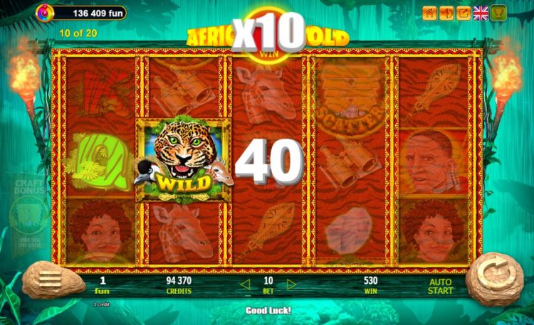 Free Games bij Africa Gold 2 - Bonus
