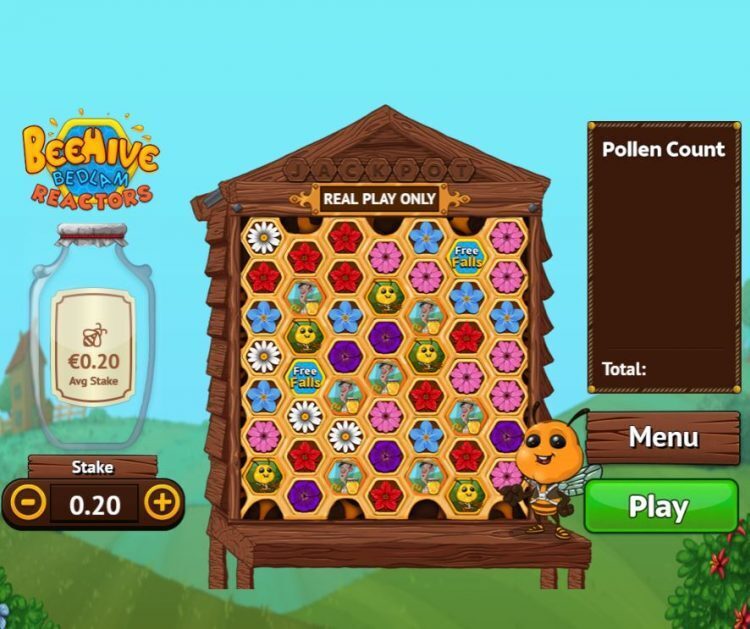Beehive Bedlam Reactors slot - Gameplay