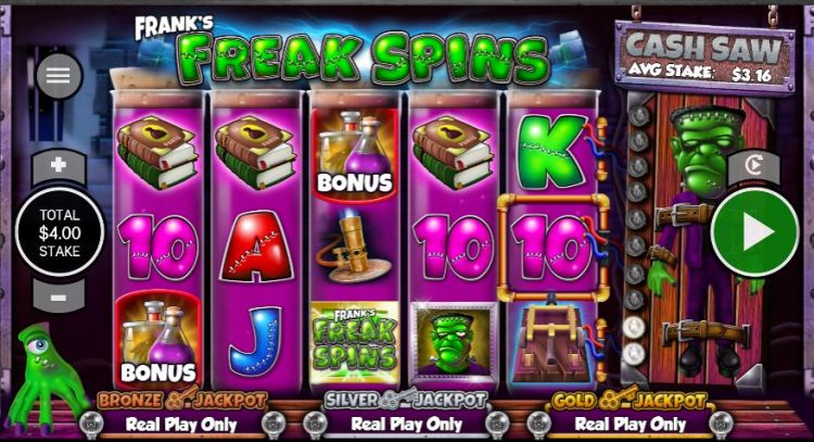 Frank's Freak Spins - Bonus