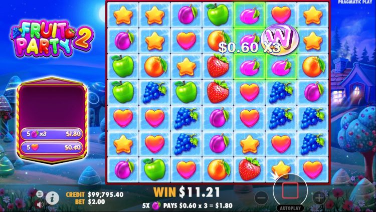 Fruit Party 2 Free Spins - Bonus