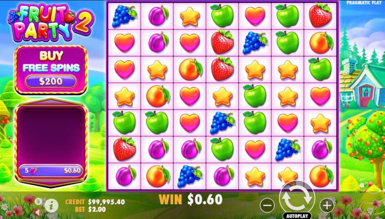 Fruit Party 2 Gokkast - Gameplay