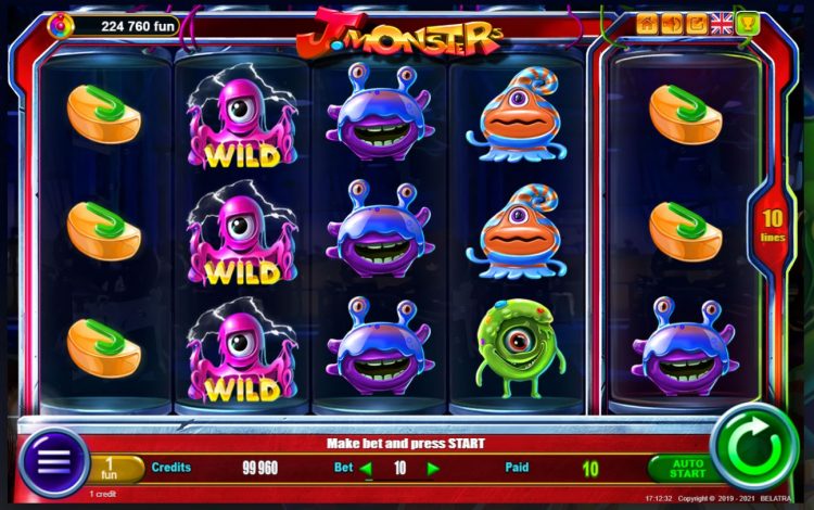 J. Monsters Expanding Wild Bonus