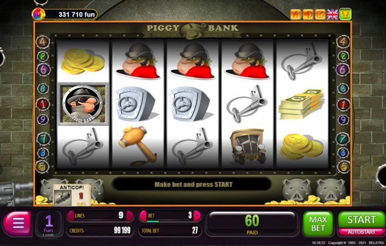 Piggy Bank Gokkast - Bonus