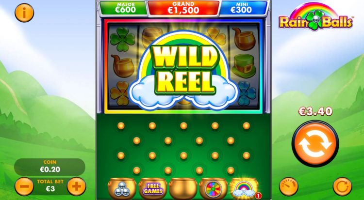 Rain Balls Wild Reel - Bonus