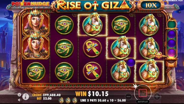 Free Spins Rise of Giza Powernudge - Bonus
