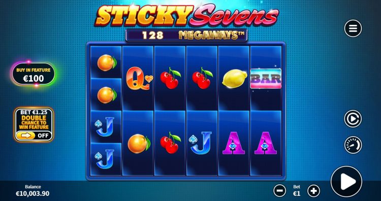 Sticky Sevens Megaways - Gameplay
