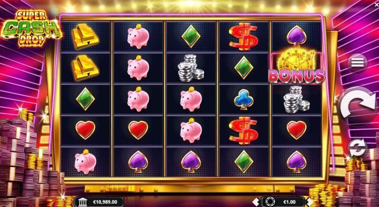 Super Cash Drop Gokkast - Gameplay