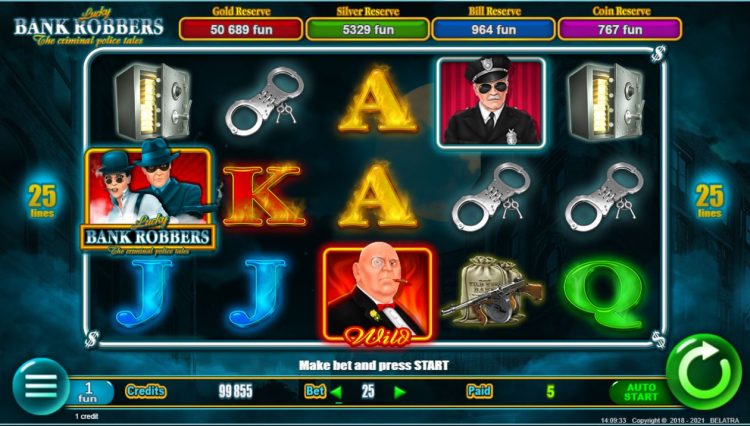 Lucky Bank Robbers - Gameplay