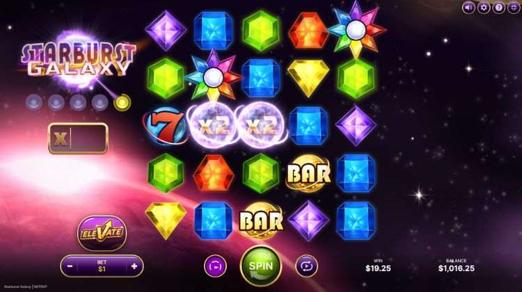 NetEnt Starburst Galaxy Gameplay