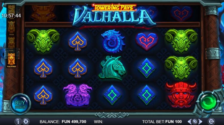 Gokkast Towering Pays Valhalla - Gameplay