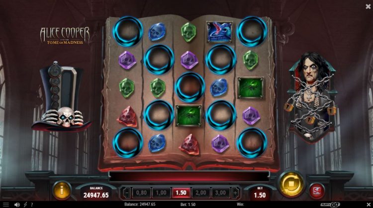 Chamber of Horrors bij Alice Cooper Tome of Madness Slot - Bonus