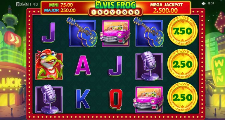 Elvis Frog in Vegas Gokkast 