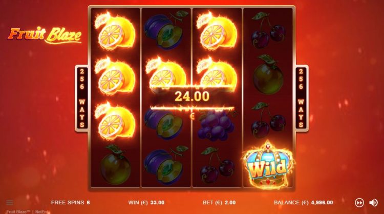 Free Spins van Fruit Blaze - Bonus