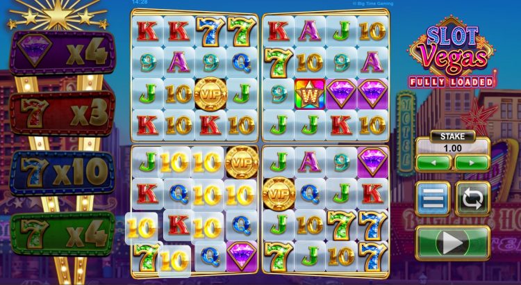 Slot Vegas Fully Loaded Megaquads Gokkast - Gameplay