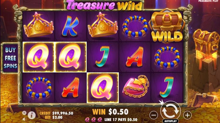 Treasure Wild Gokkast - Gameplay