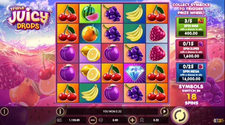 Triple Juicy Drops online slot