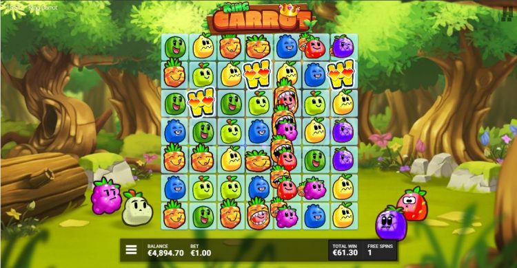 Free Spins King Carrot bonus