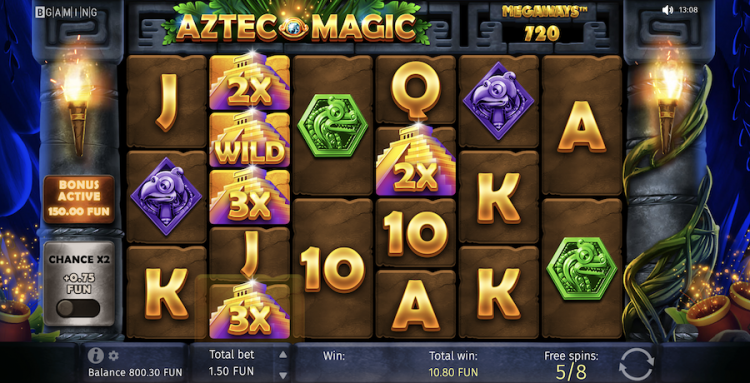 Aztec Magic Megaways bonus