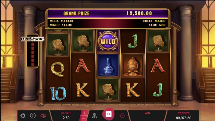 Bust the Mansion online slot gameplay