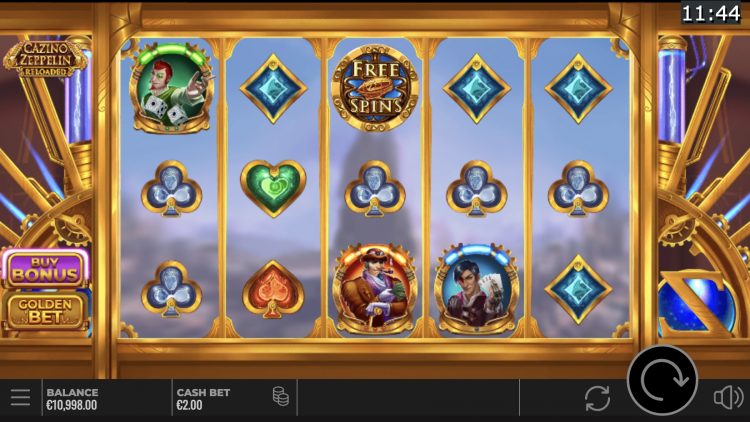 Cazino Zeppelin Reloaded online slot gameplay