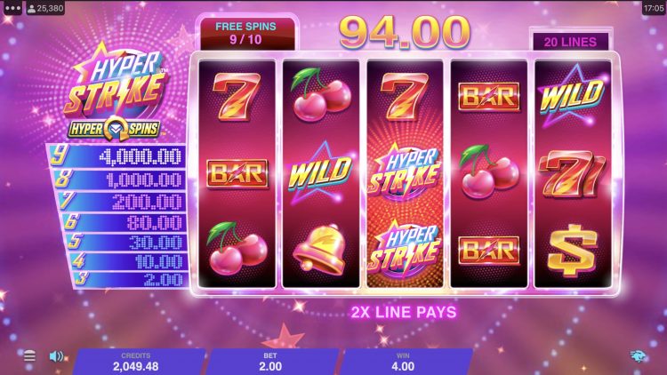 Hyper Strike HyperSpins bonus