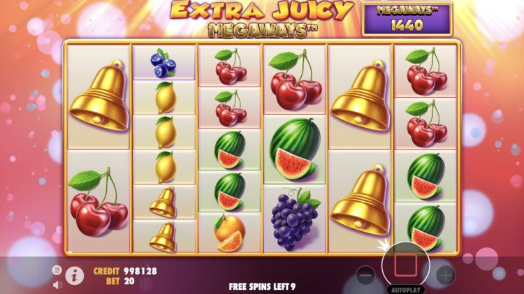 Extra Juicy Megaways bonus