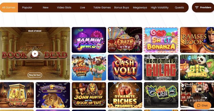 Flaming Casino Spelaanbod