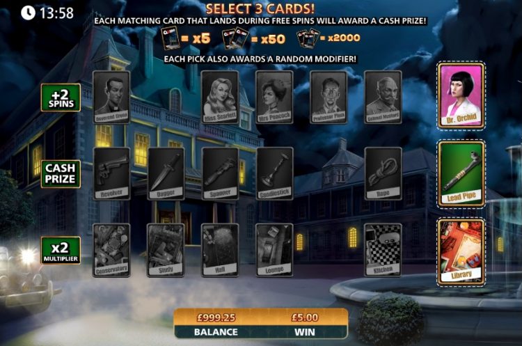 Cluedo Mighty Ways Bonus