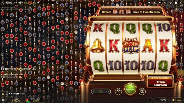 Evolution Crazy Coin Flip Gameplay