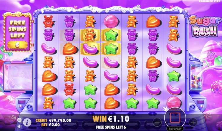 Sugar Rush online slot Free Spins