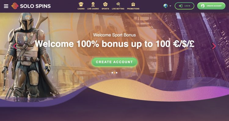 SoloSpins Casino - Betrouwbaar